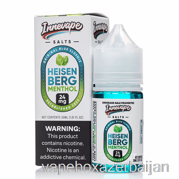 Vape Smoke Heisenberg Menthol SALTS - Innevape E-Liquids - 30mL 24mg